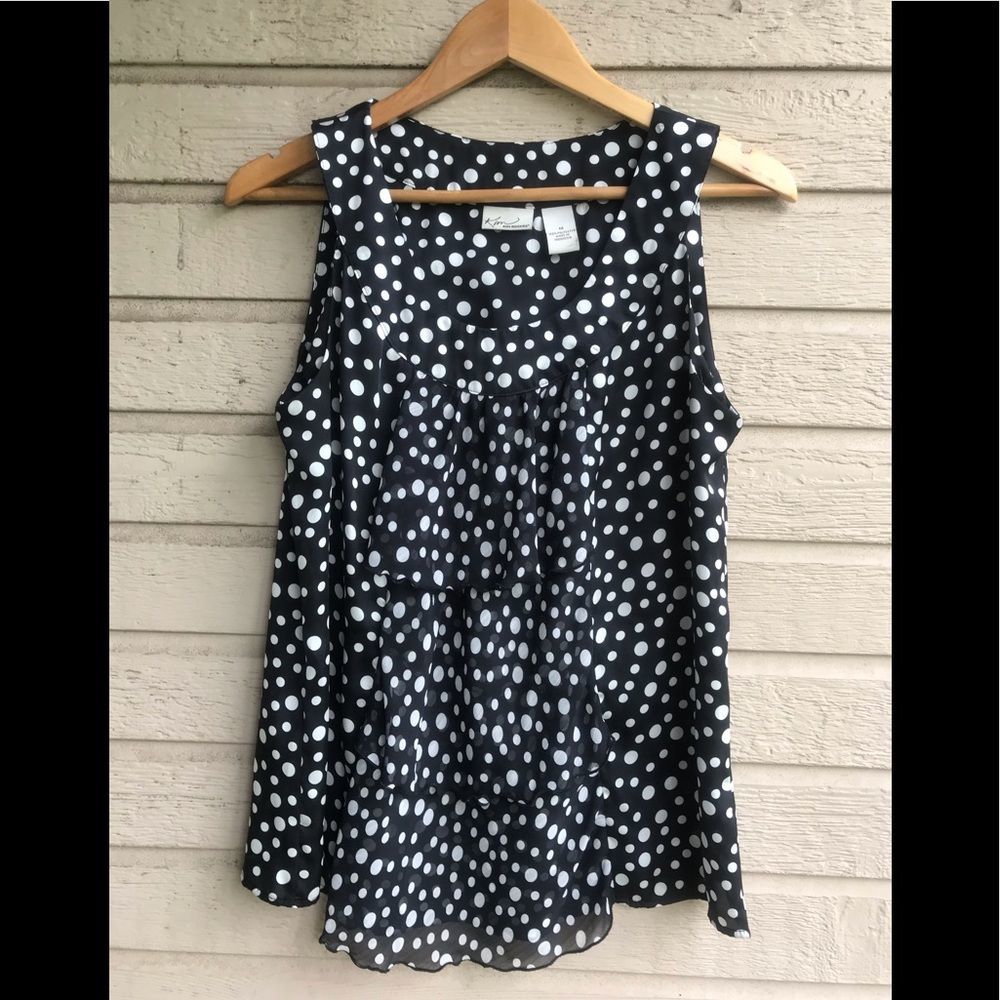 Kim Rogers Silky Sleeveless Top. Sz M